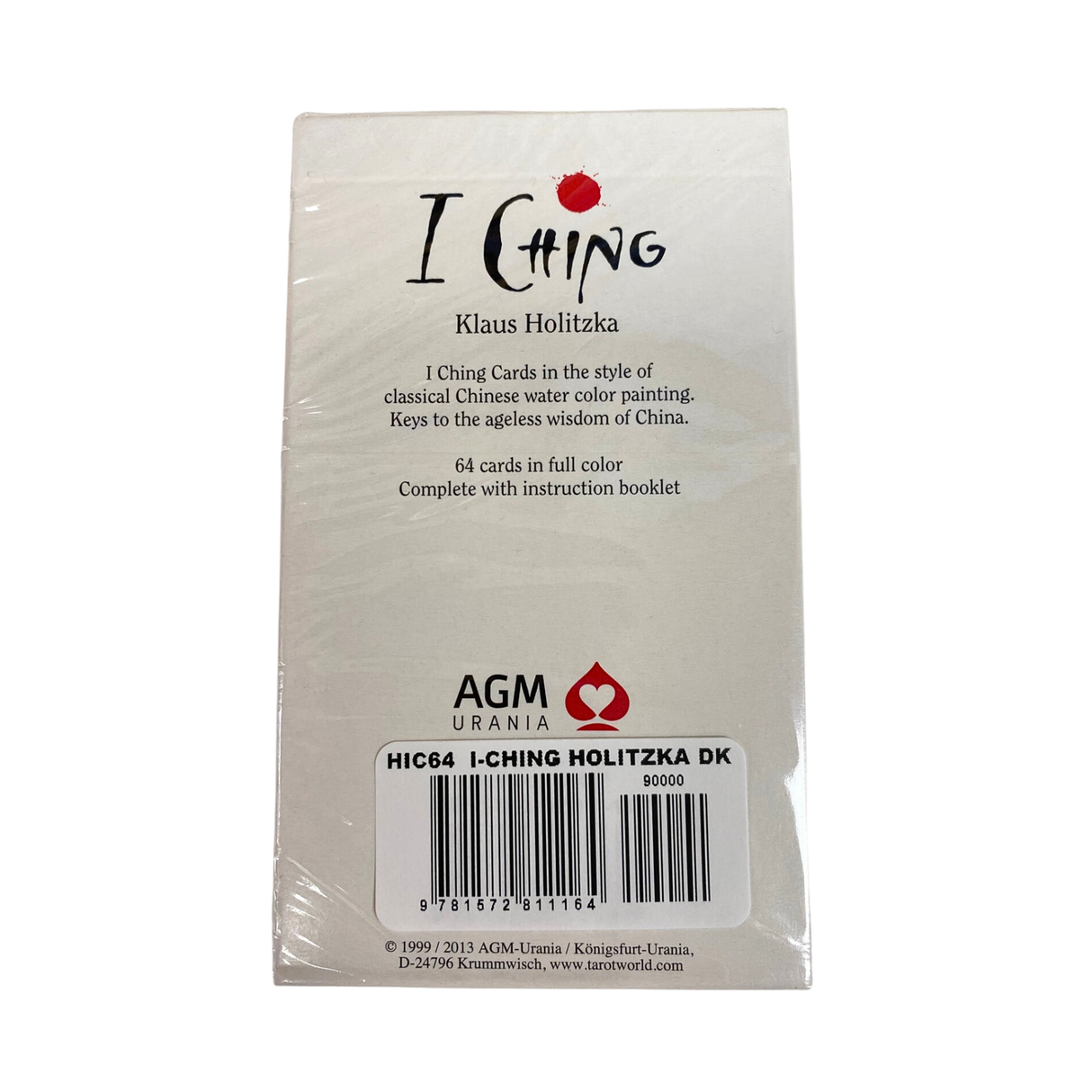 I-Ching Oracle Cards - I-Ching Oracle Cards deck back cover