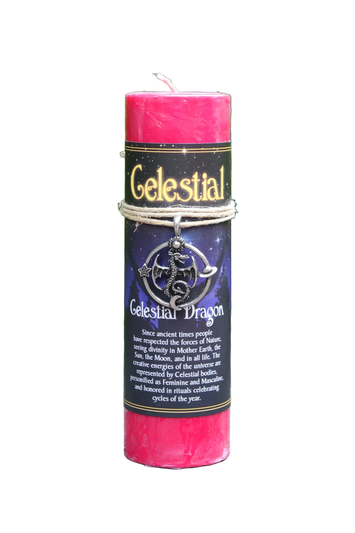 Red Pillar Candle