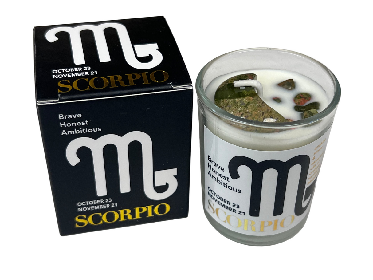 Scorpio Zodiac Votive Candle