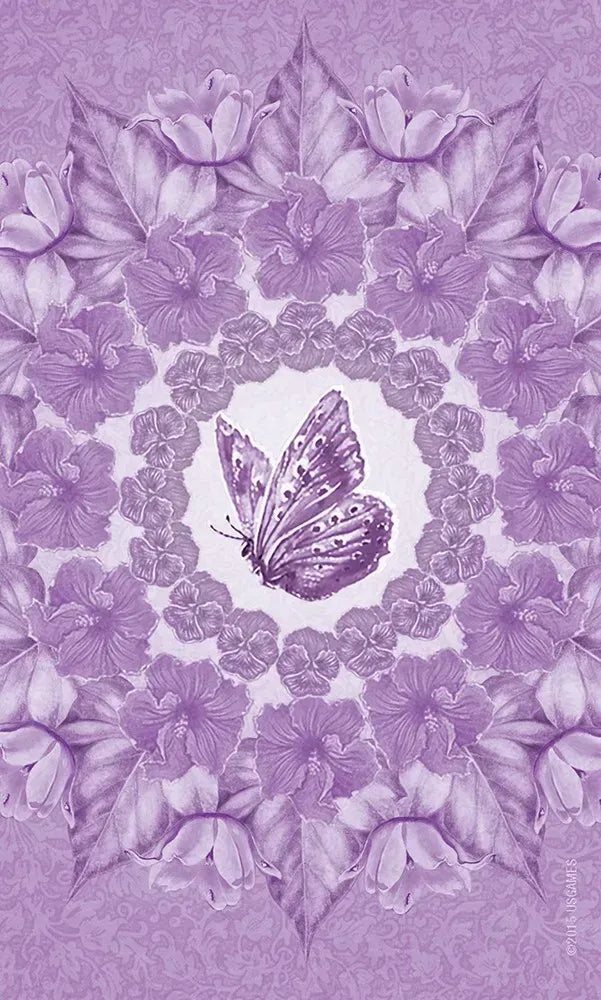 Inspirational Wisdom from Angels & Fairies Oracle - Back of Card