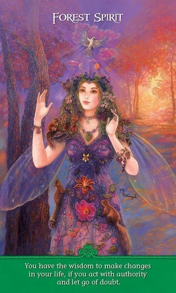 Inspirational Wisdom from Angels & Fairies Oracle - Forest