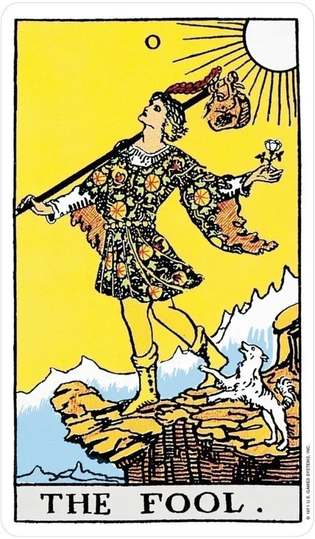 Mini Rider Tarot Deck - The Fool