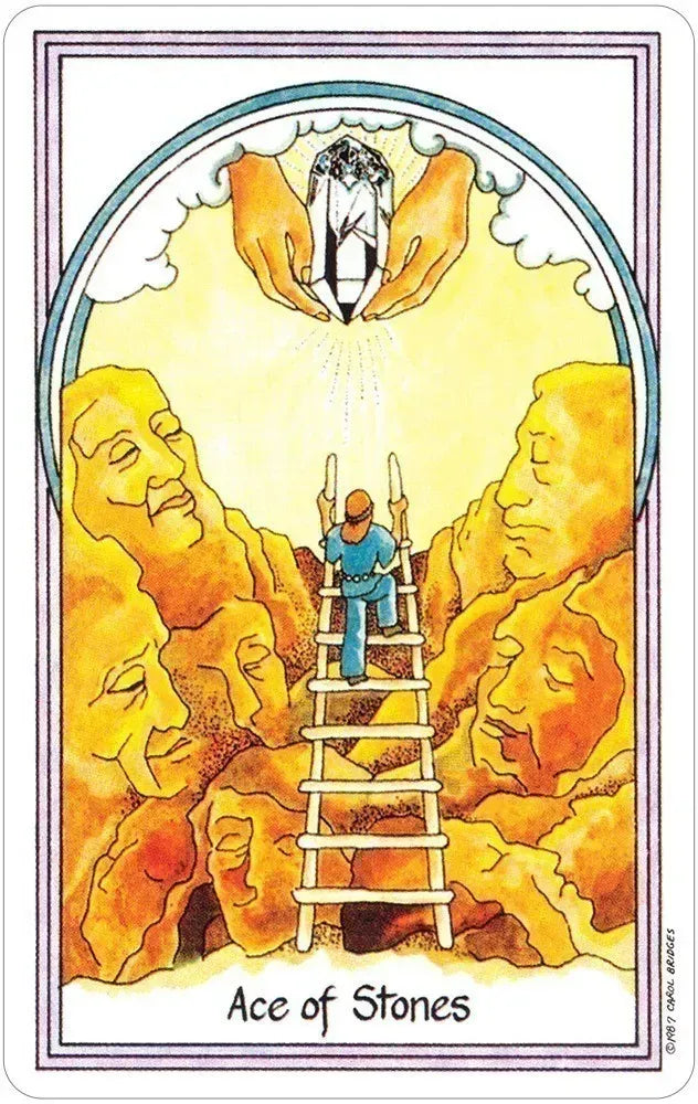 Medicine Woman Tarot - Ace of Stones