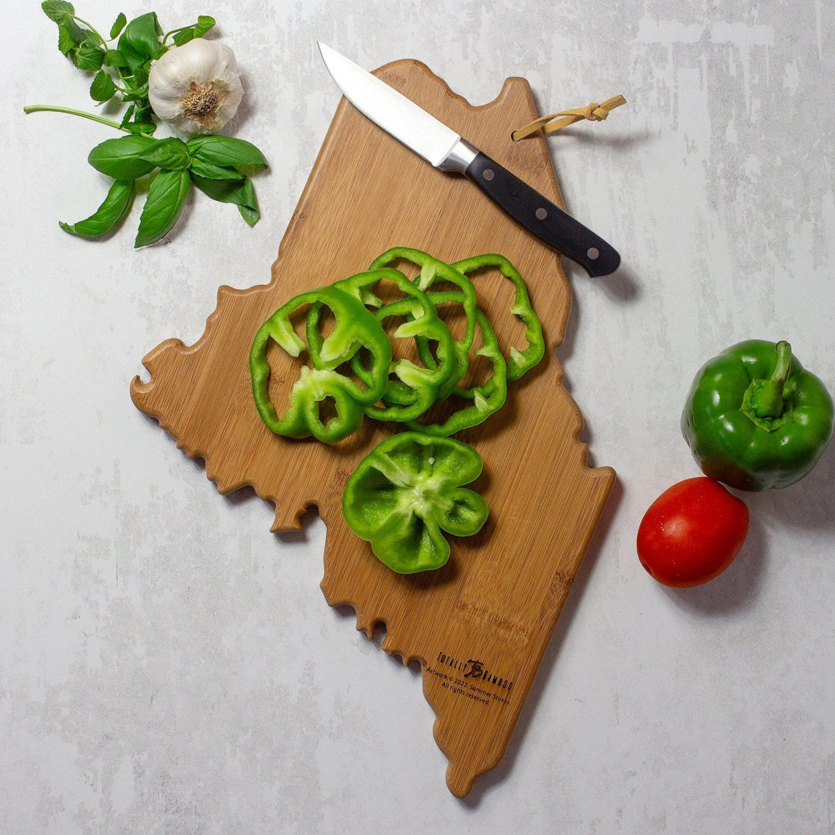 Maine Cutting Board with Artwork