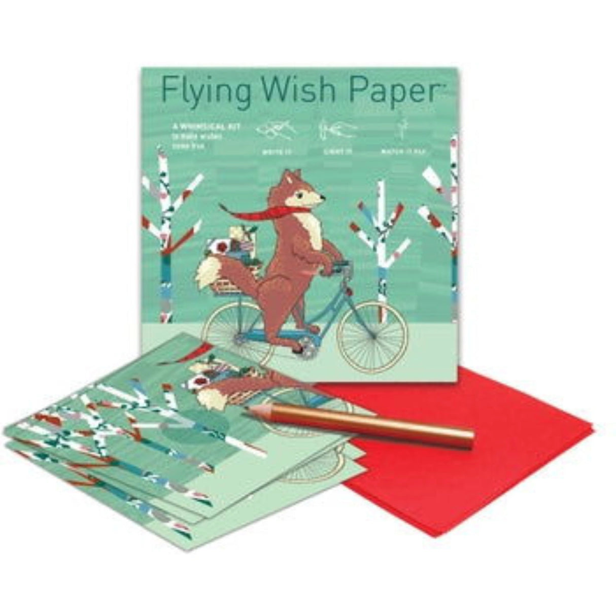 Mr. Fox Flying Wish Paper