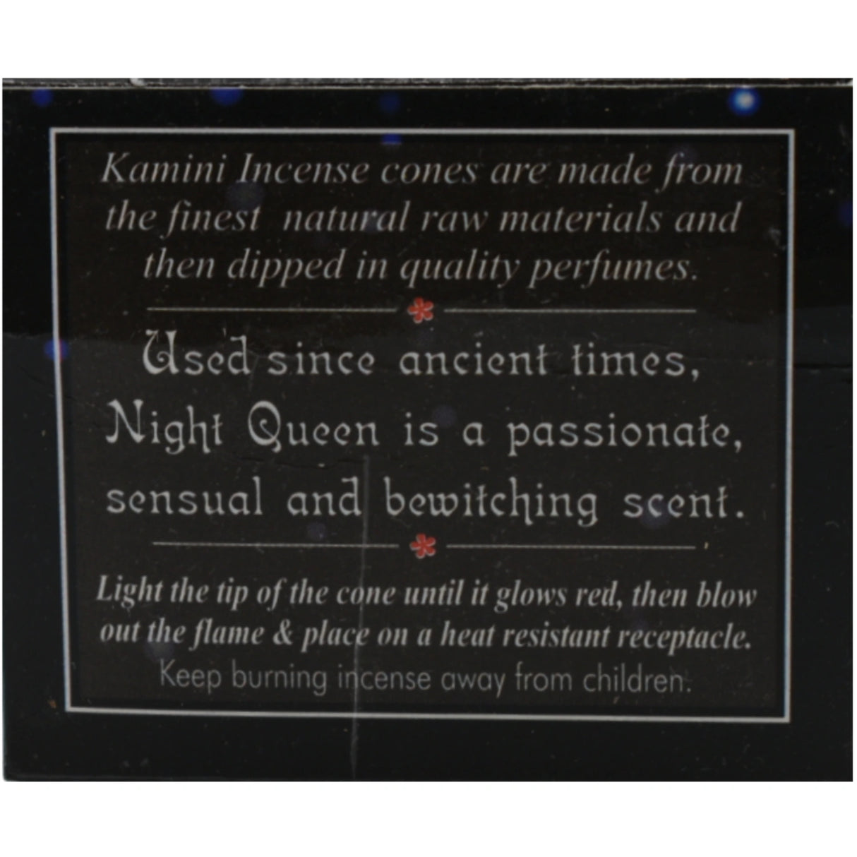 Night Queen Kamini Incense Cones