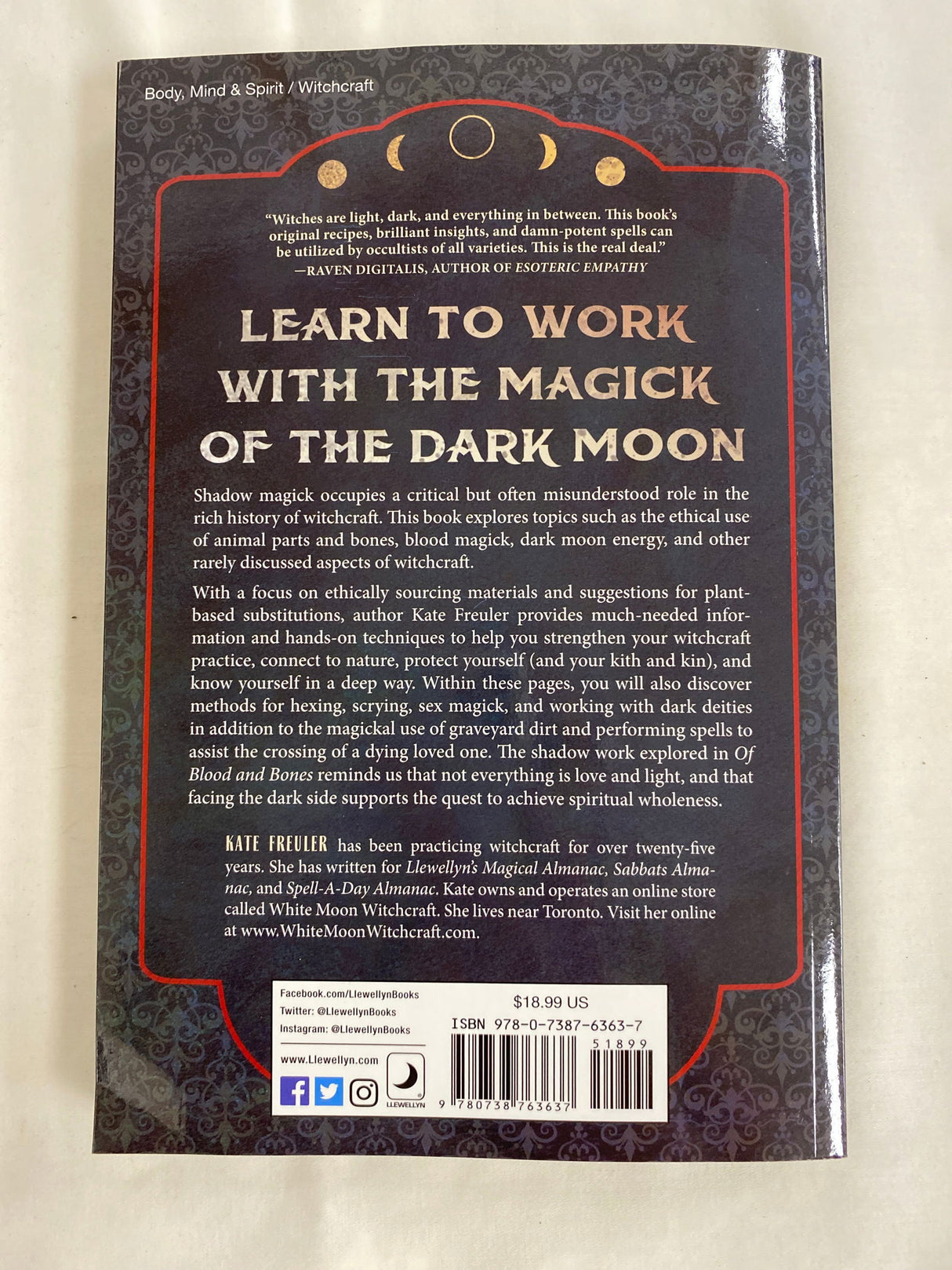 Of Blood and Bones Book -