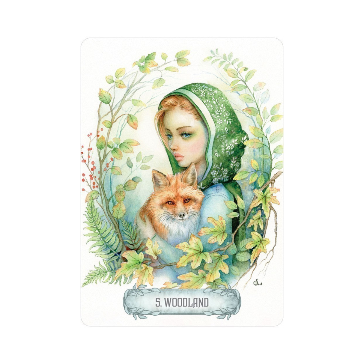 Oracle of Light & Dreams - Oracle of Light & Dreams card 5 Woodland