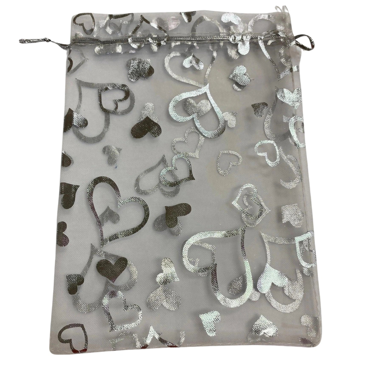 Organza Bag md - White Silver