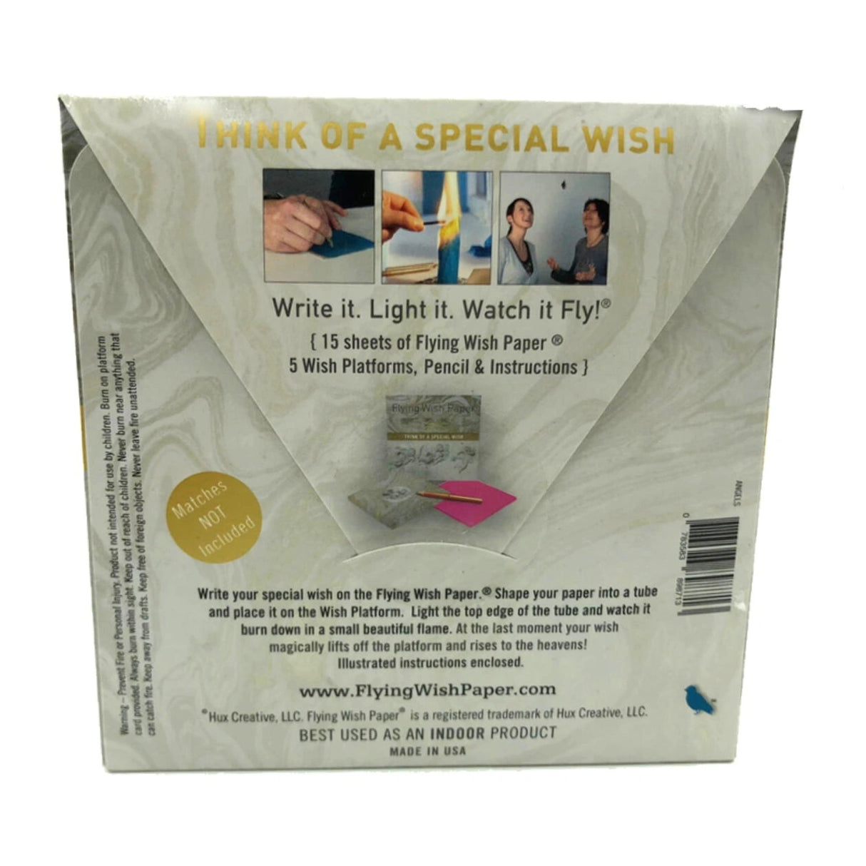 Pink Ribbon Flying Wish Paper