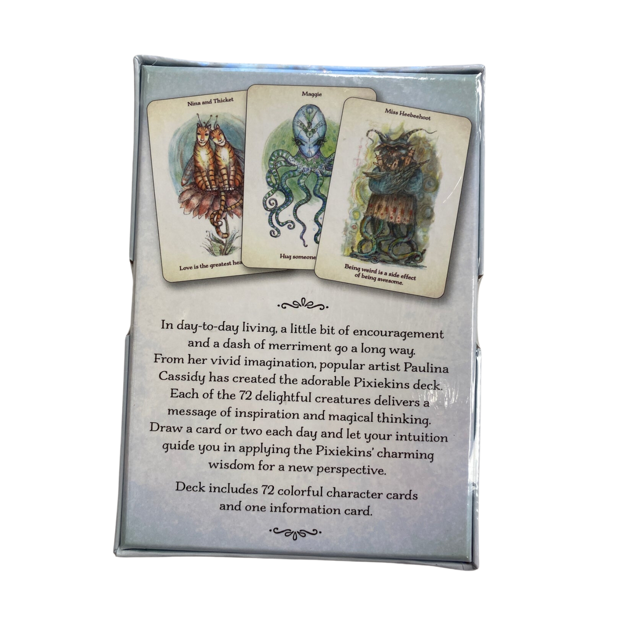 Pixiekins A Daily Inspiration Oracle - Pixiekins A Daily Inspiration Oracle deck back cover