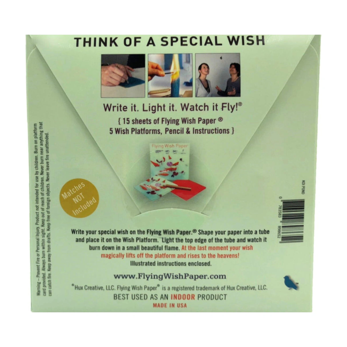 Polar Bear Flying Wish Paper