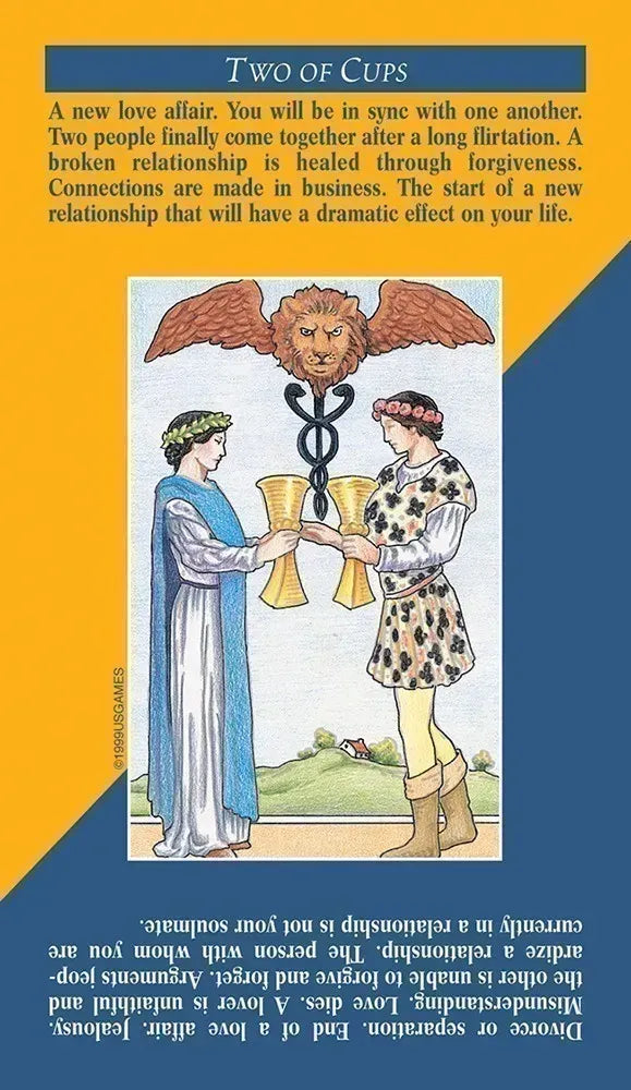 Quick and Easy Tarot - 2 of Cups
