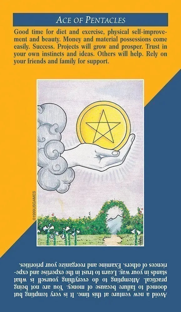 Quick and Easy Tarot - Ace of Pentacles