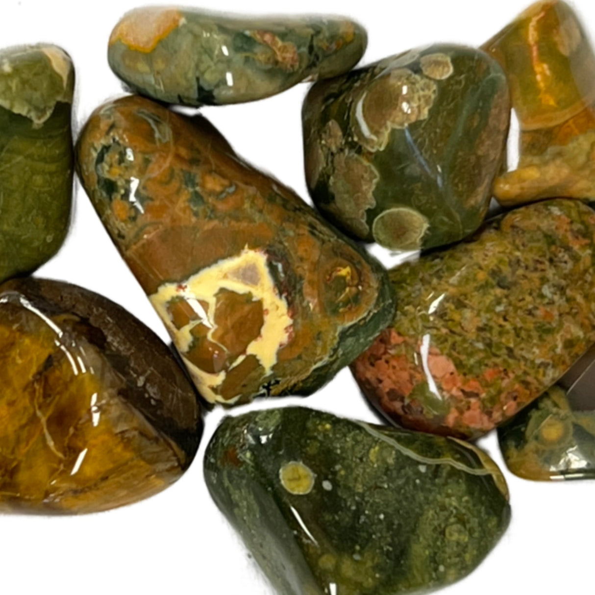 Rainforest Jasper Tumbled