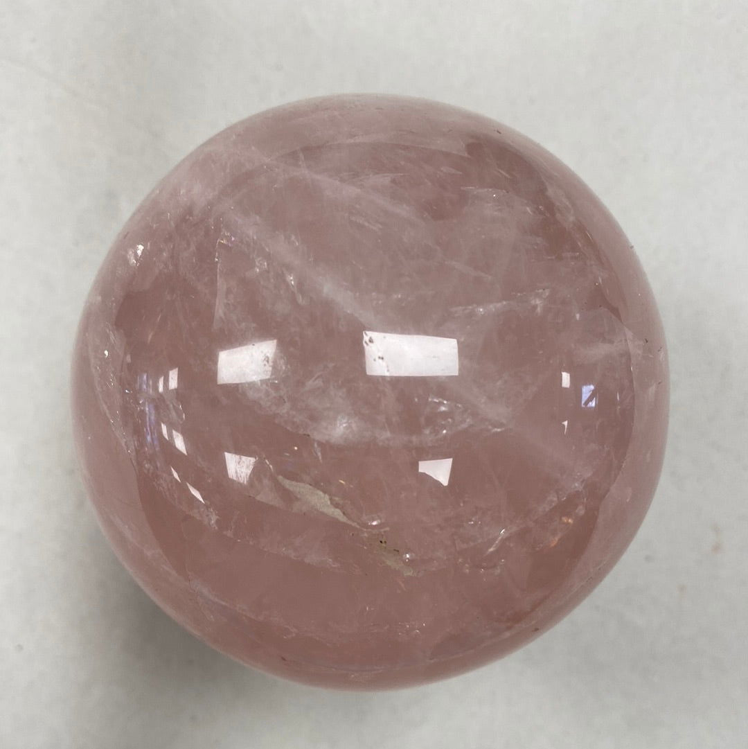 Rose Quartz Sphere lg -