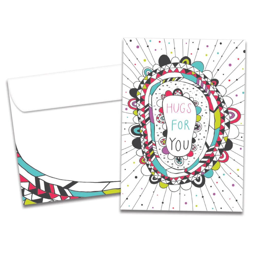 Hugs For You Get Well Greeting Card