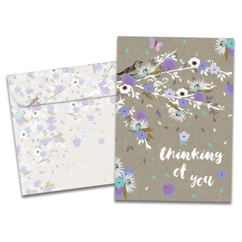 Thoughts And Flowers All Occasion Greeting Card