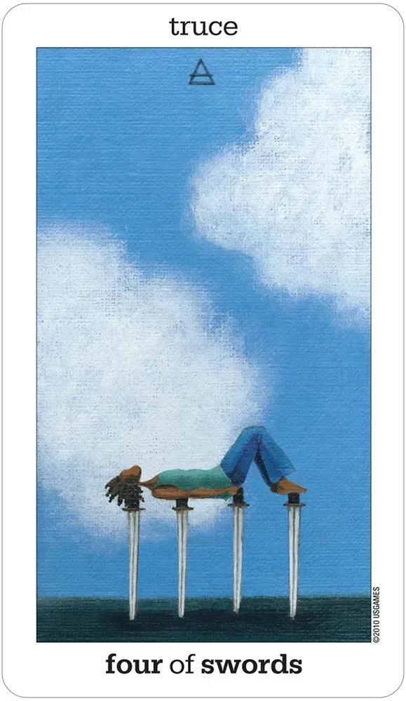 Sun and Moon Tarot - 4 of Swords
