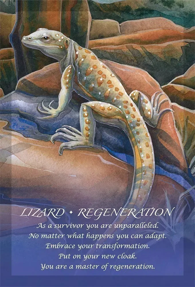 Spirit of the Animals Oracle - Lizard