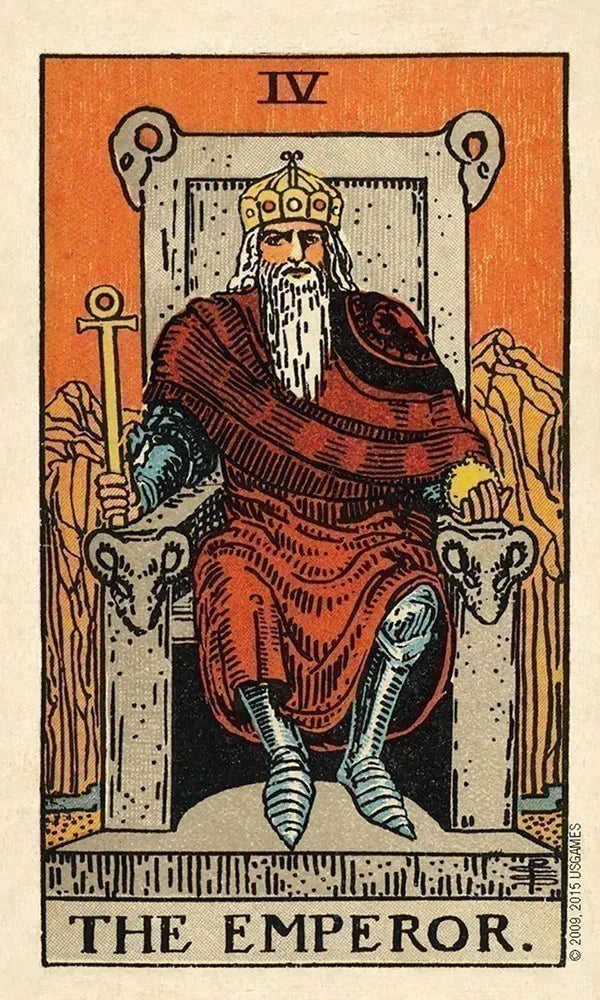 Smith Waite Tarot Tin - The Emperor