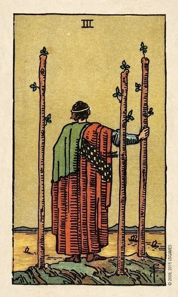 Smith Waite Tarot Tin - 3 of Wands