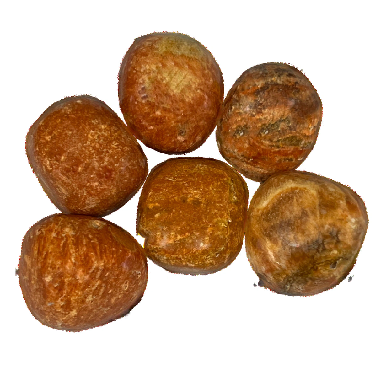 Sedona Red Jasper Tumbled - orange red colored stones