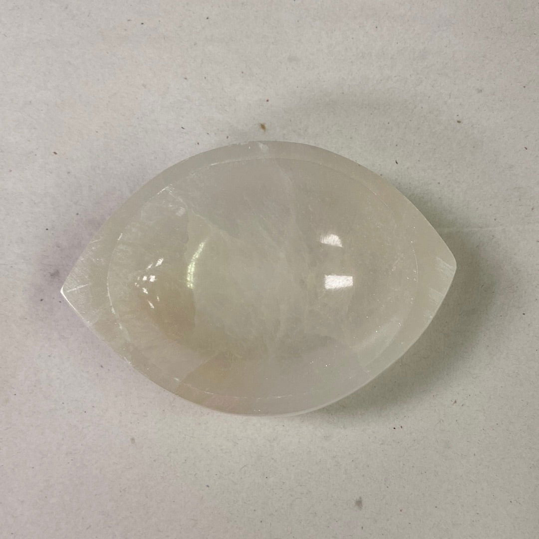Selenite Oval Bowl -