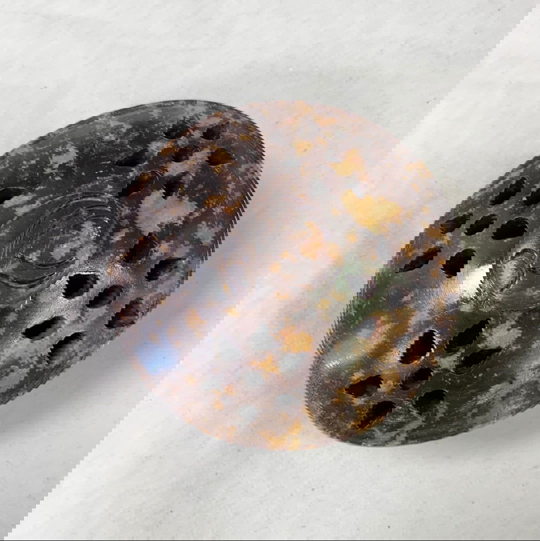 Soapstone Burner with Lid Assorted Design -