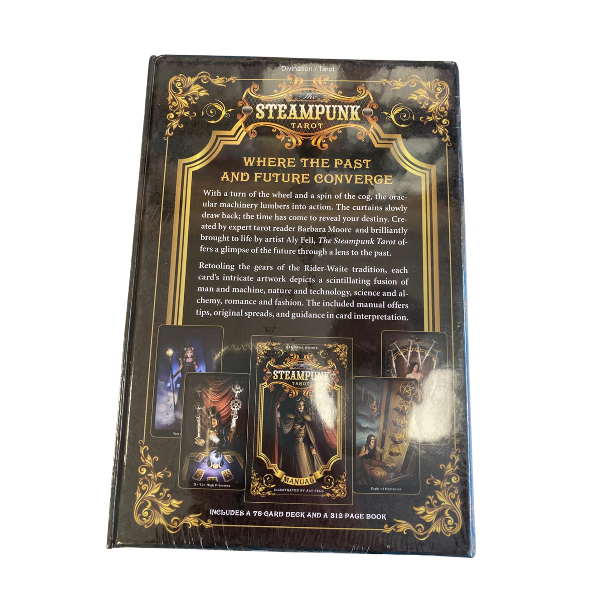 Steampunk Tarot - Steampunk Tarot deck back cover