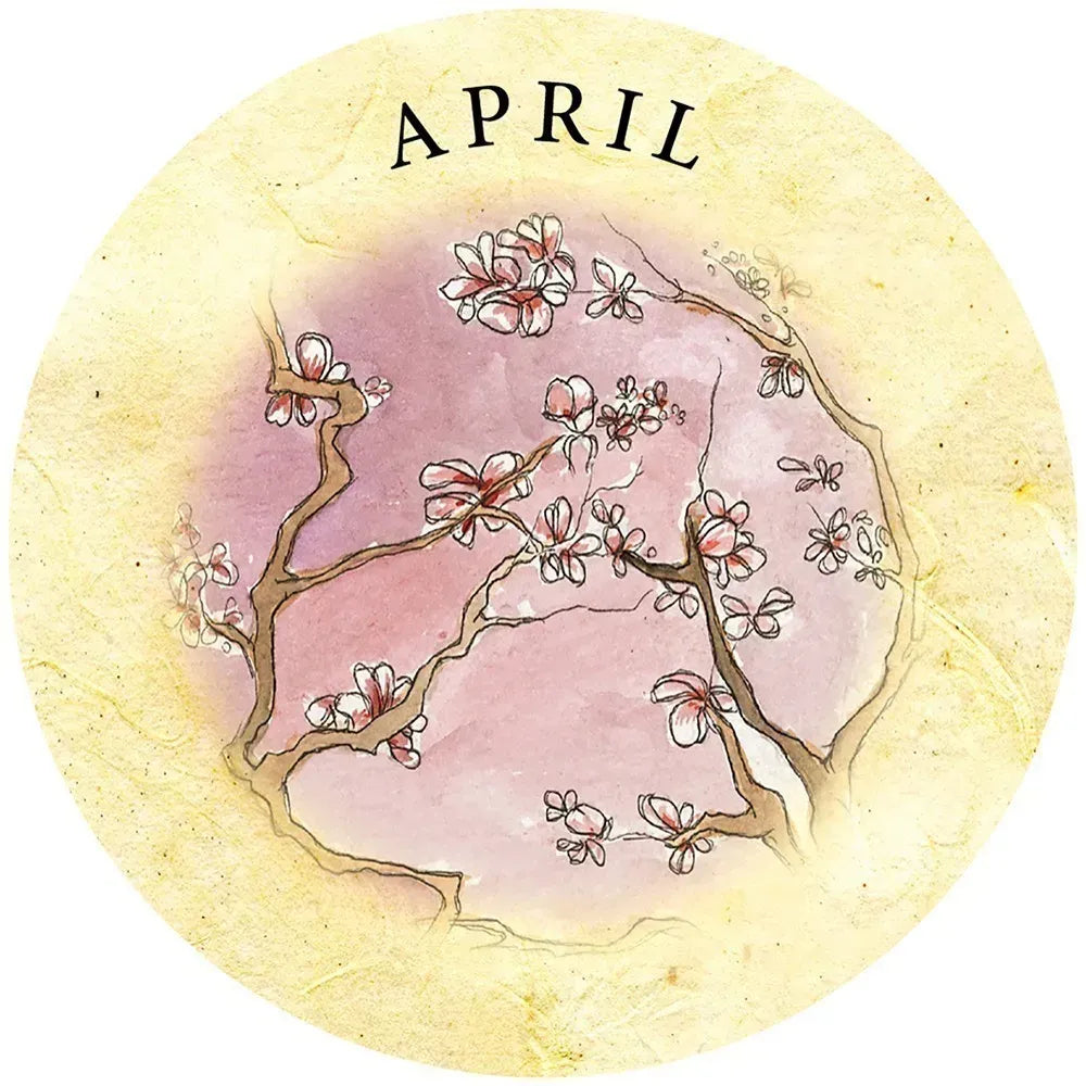 Tea Leaf Fortune Oracle Cards - April