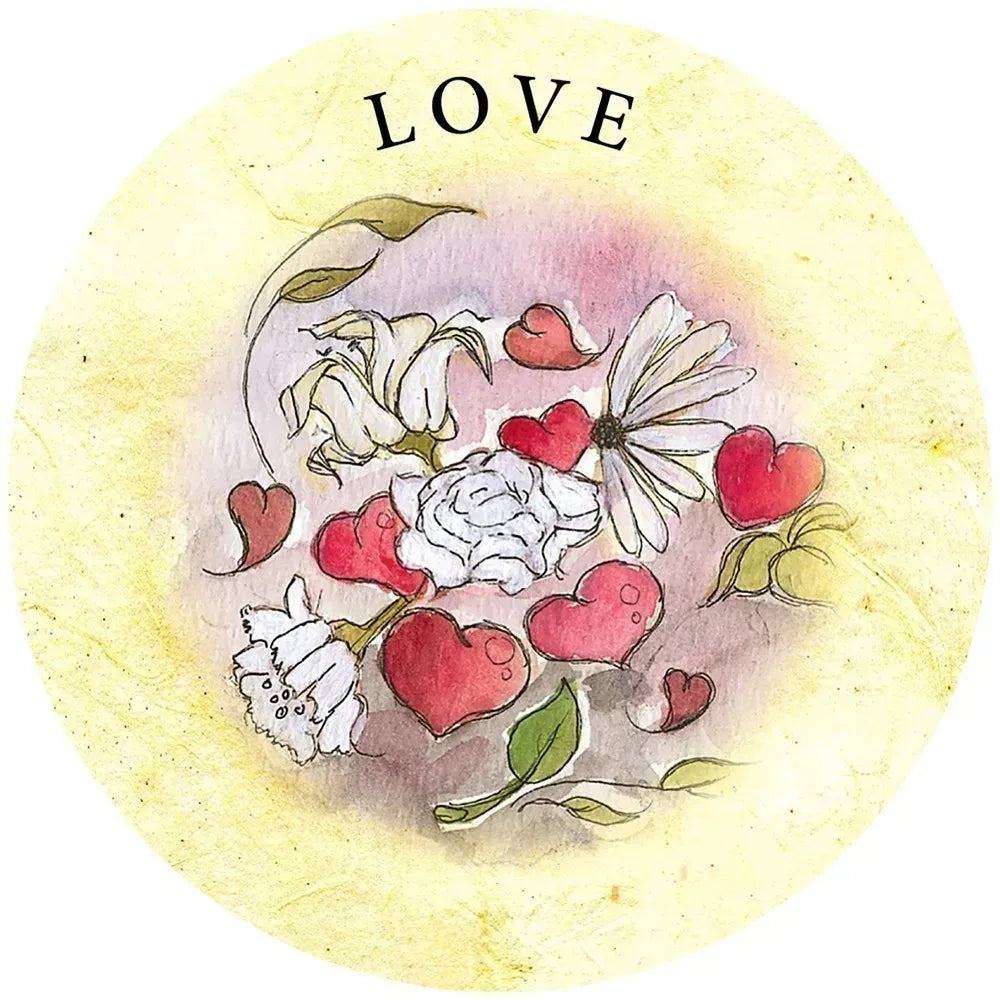 Tea Leaf Fortune Oracle Cards - Love