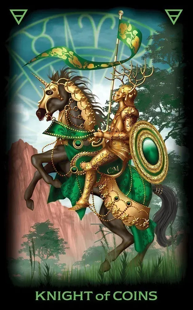 Tarot of Dreams - Knight of Coins