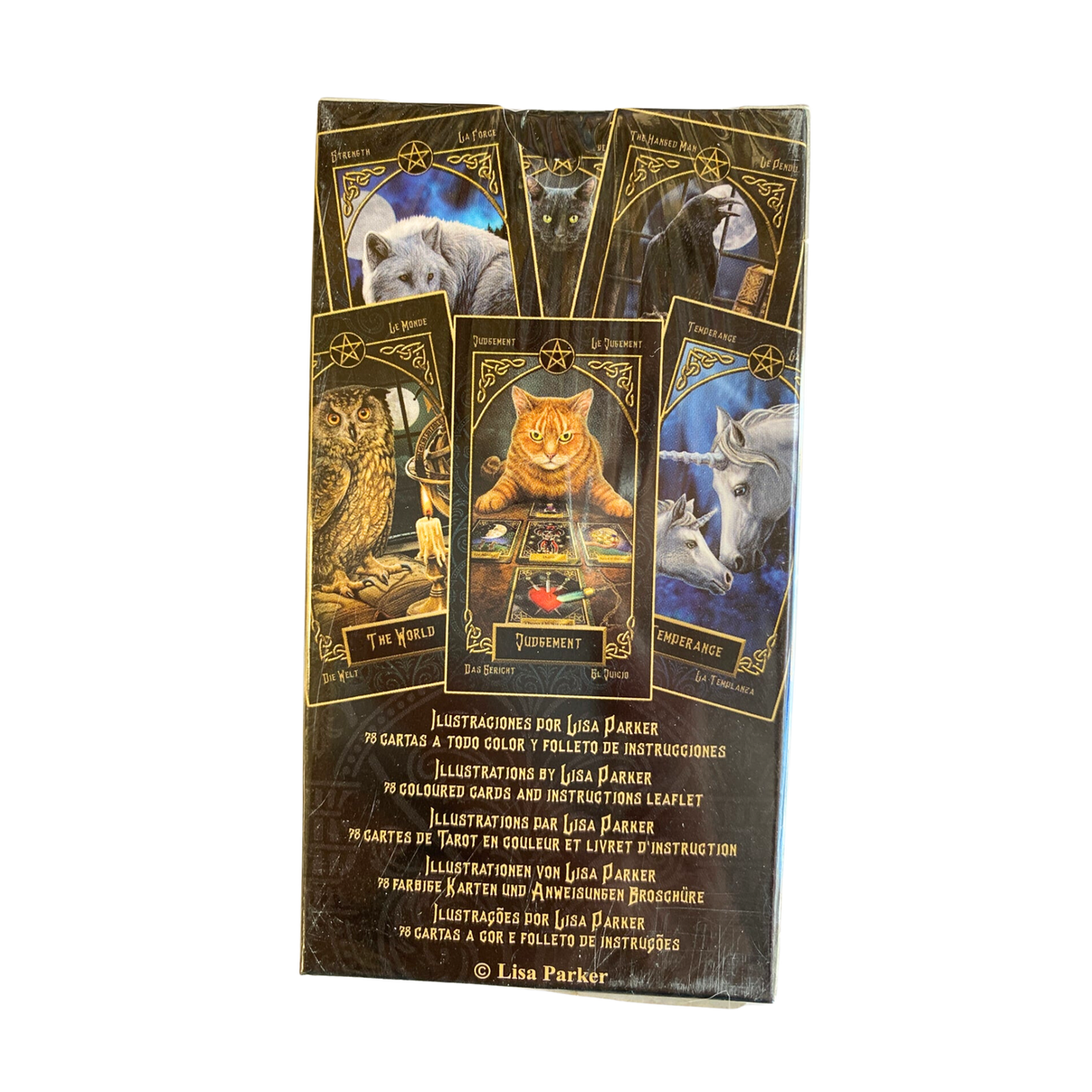 Tarot Familiars - Tarot Familiars deck back cover