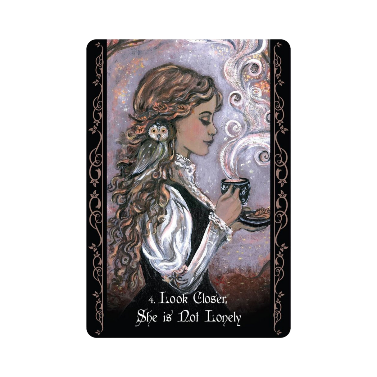 The Solitary Witch Oracle - The Solitary Witch Oracle card 4 Look closer-she is not lonely