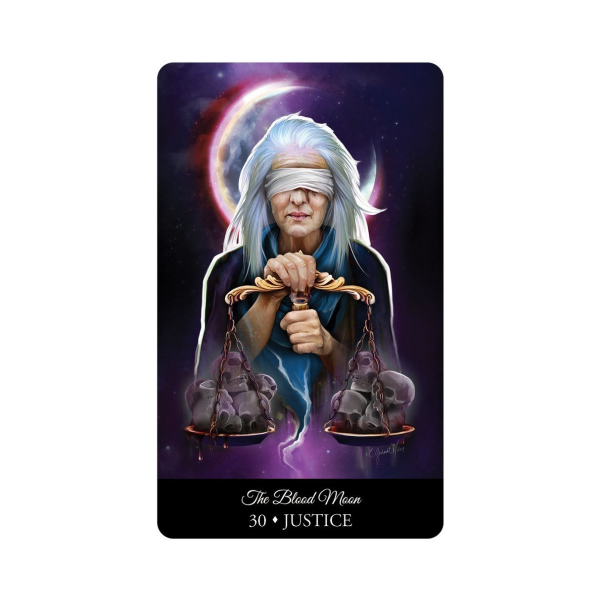 The Witching Hour Oracle - The Witching Hour Oracle card 30 Justice