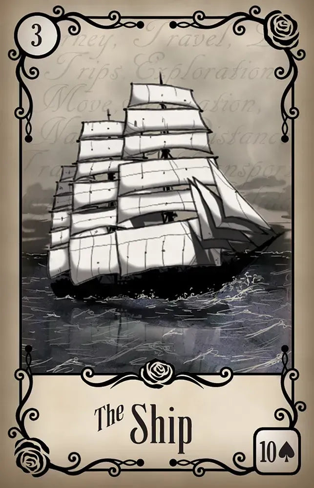 Under the Roses Lenormand - Ship