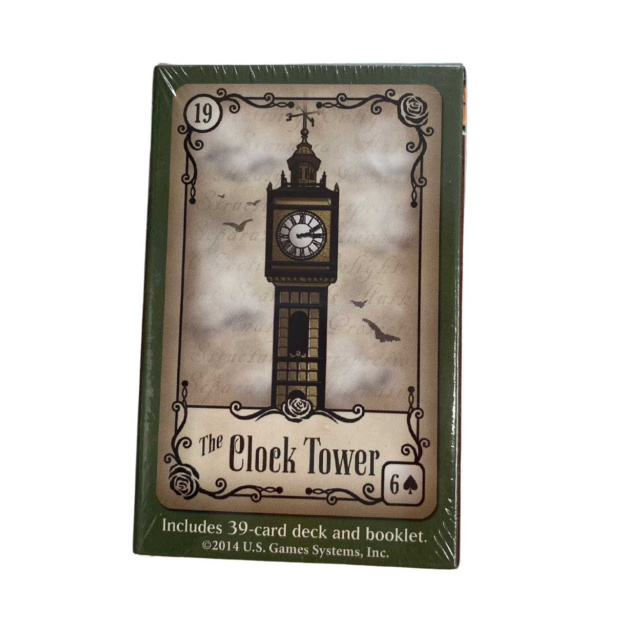 Under the Roses Lenormand - Under the Roses Lenormand deck back cover