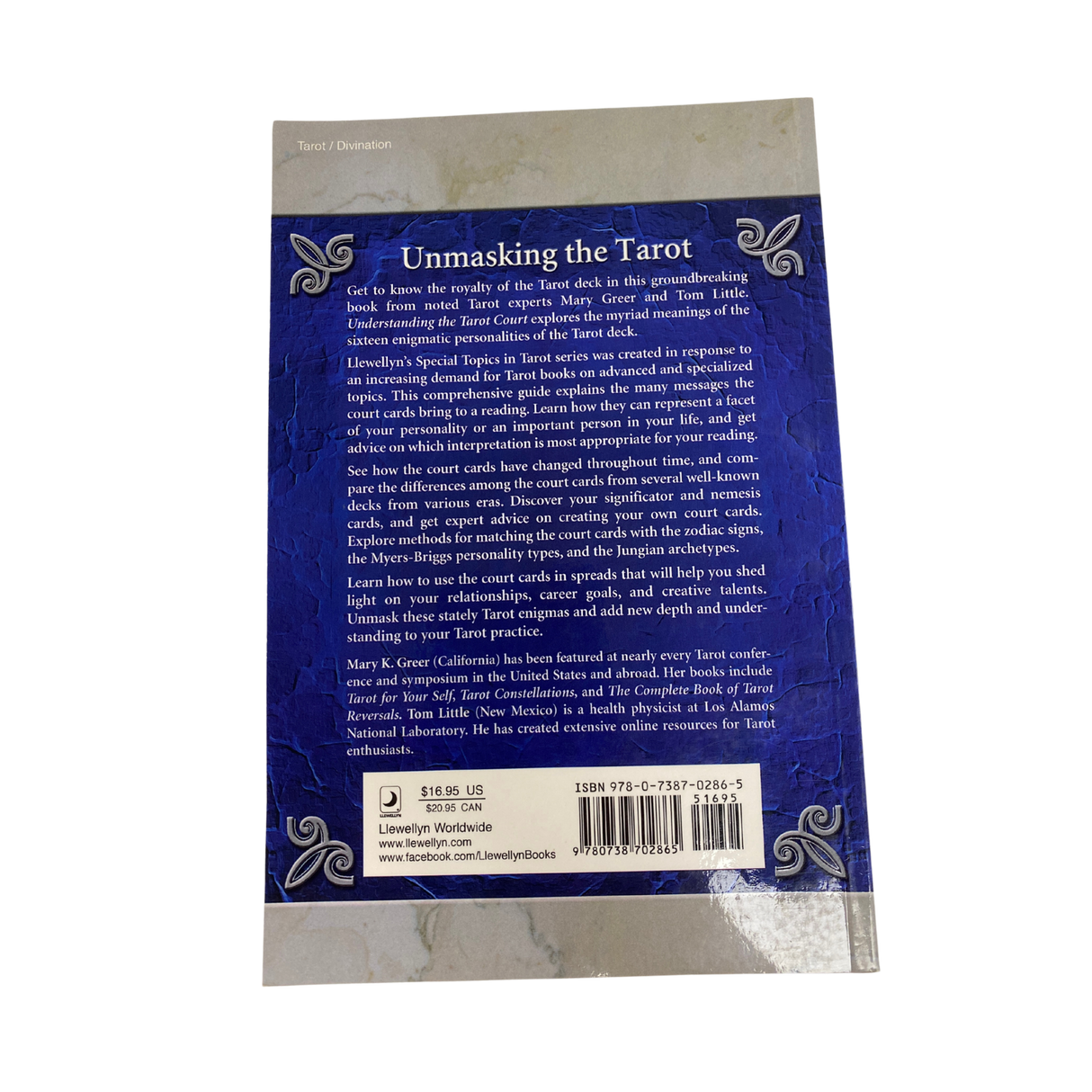 Understanding the Tarot Court - Understanding the Tarot Court back cover