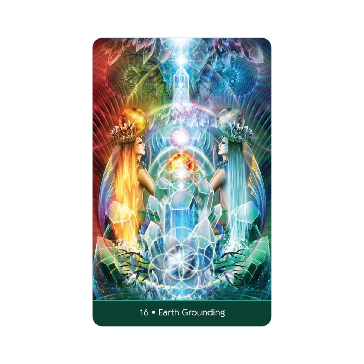 Visions of the Soul Oracle - Visions of the Soul Oracle card 16 Earth Grounding