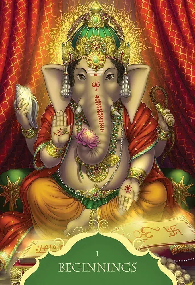 Whispers of Lord Ganesha Oracle Deck - 1