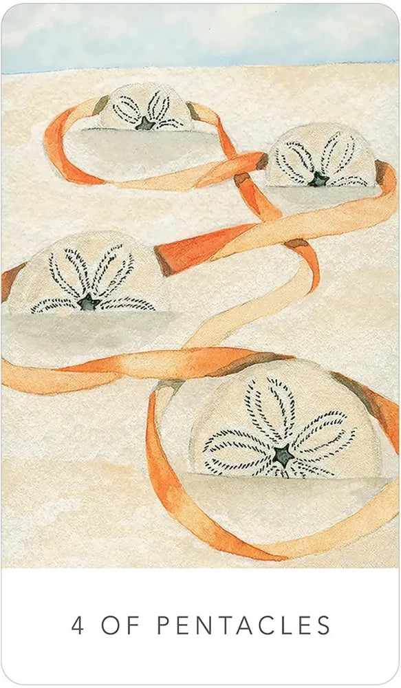 White Sage Tarot - 4 of Pantacles