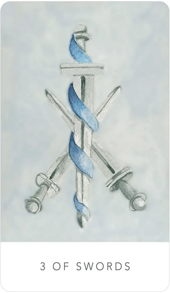 White Sage Tarot - 3 of Swords