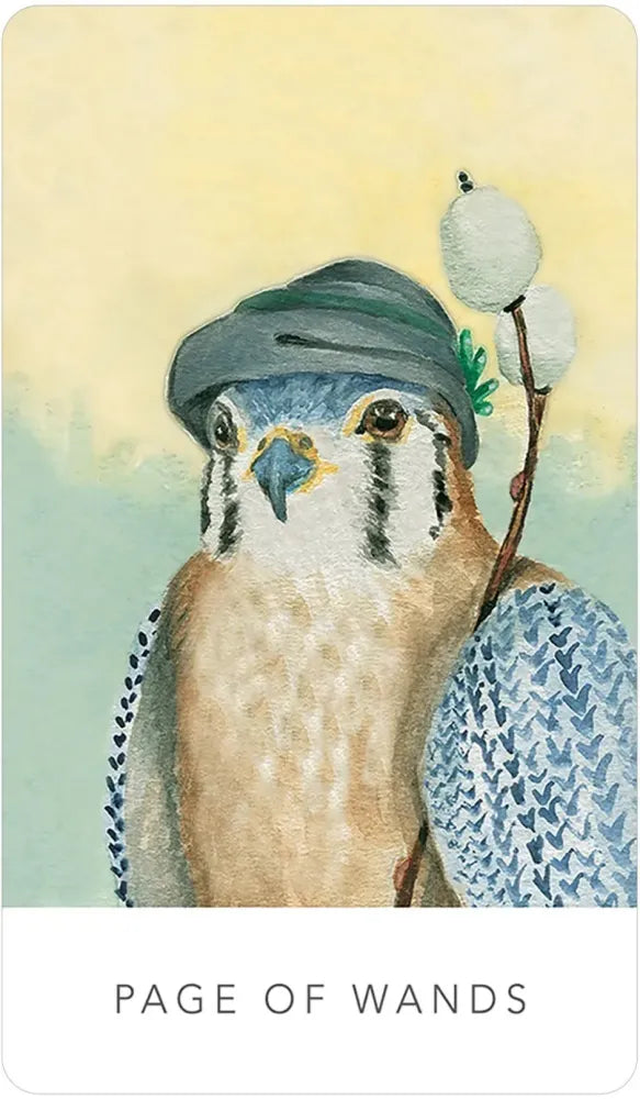 White Sage Tarot - Page of Wands