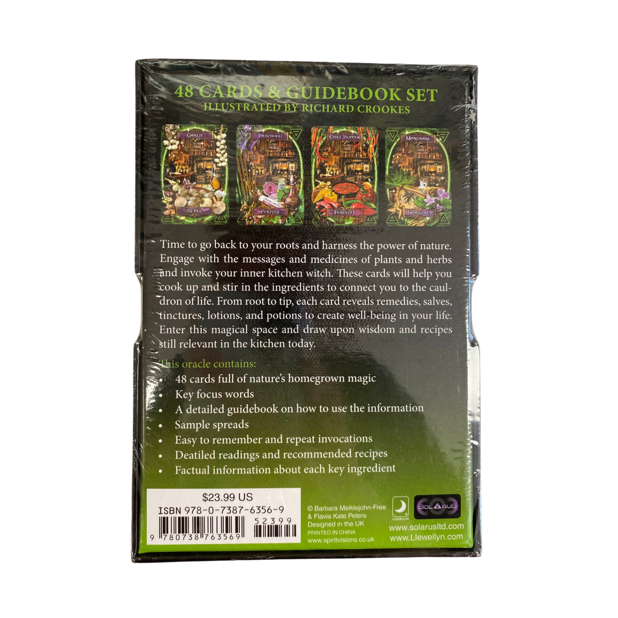 Witches Kitchen Oracle Deck - Witches Kitchen Oracle Deck back cover