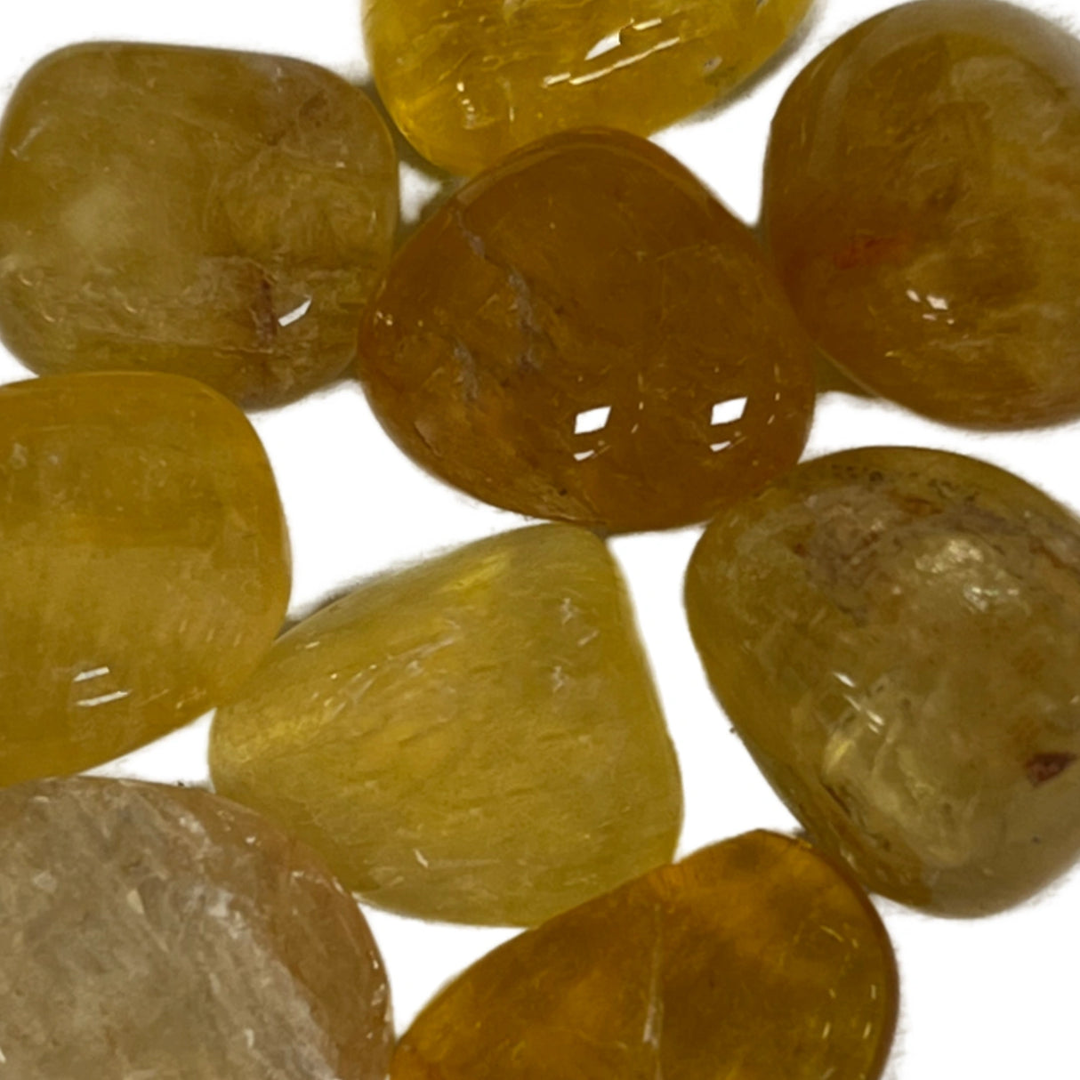 Yellow Fluorite Tumbled