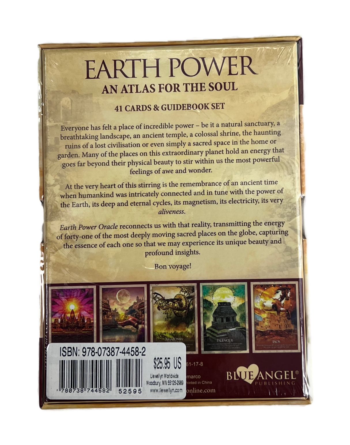 earth power oracle bk yellow tan box with descriptions