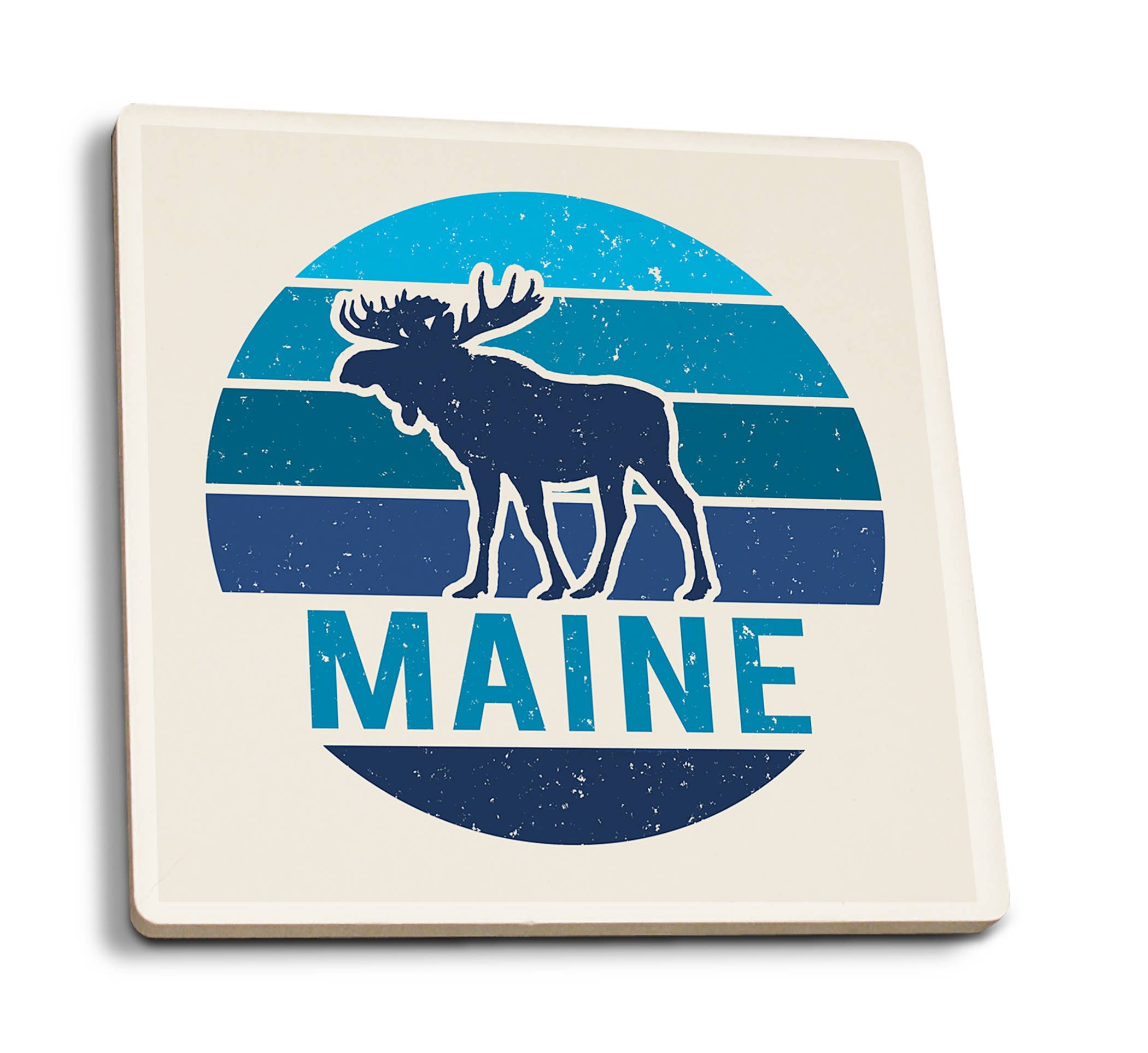 Moose of Maine Ceramic Coaster