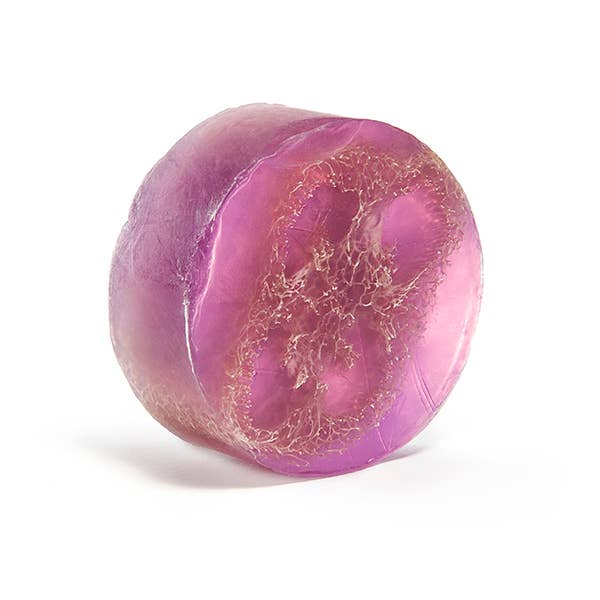Lilac Exfoliating Loofah Soap