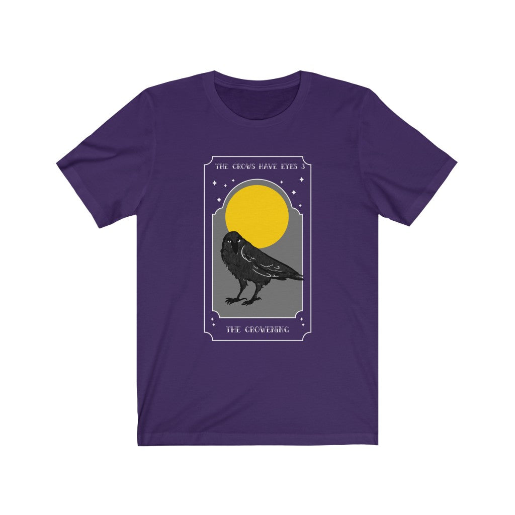The Crowening - The Crows Have Eyes 3. Bring inspiration and empowerment to your wardrobe with this The Crowening t-shirt in purple color or give it as a fun gift. From merkabasolshop.com